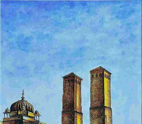 सावन भादों स्तम्भ, ओरछा (म. प्र.)